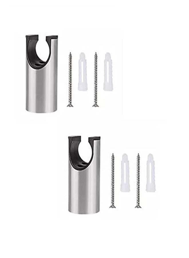 NEXOMS Stainless Steel Wall Hook for Health Faucet/Handheld Shower - Pack of 2 - Image 1